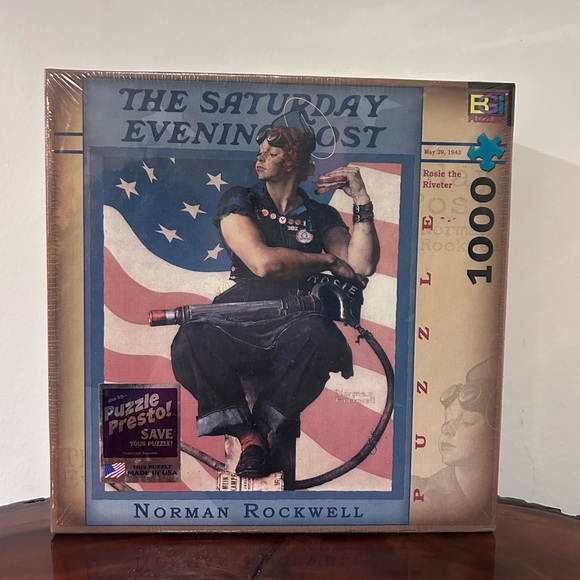 Norman Rockwell 'Rosie the Riveter' 1000-Piece Puzzle - Picture 1 of 9